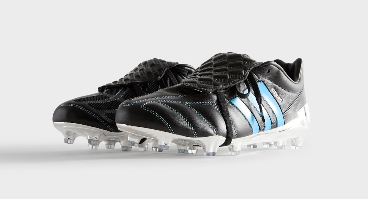 Kith × adidas Predator Mania Black Blue Silver Metallic