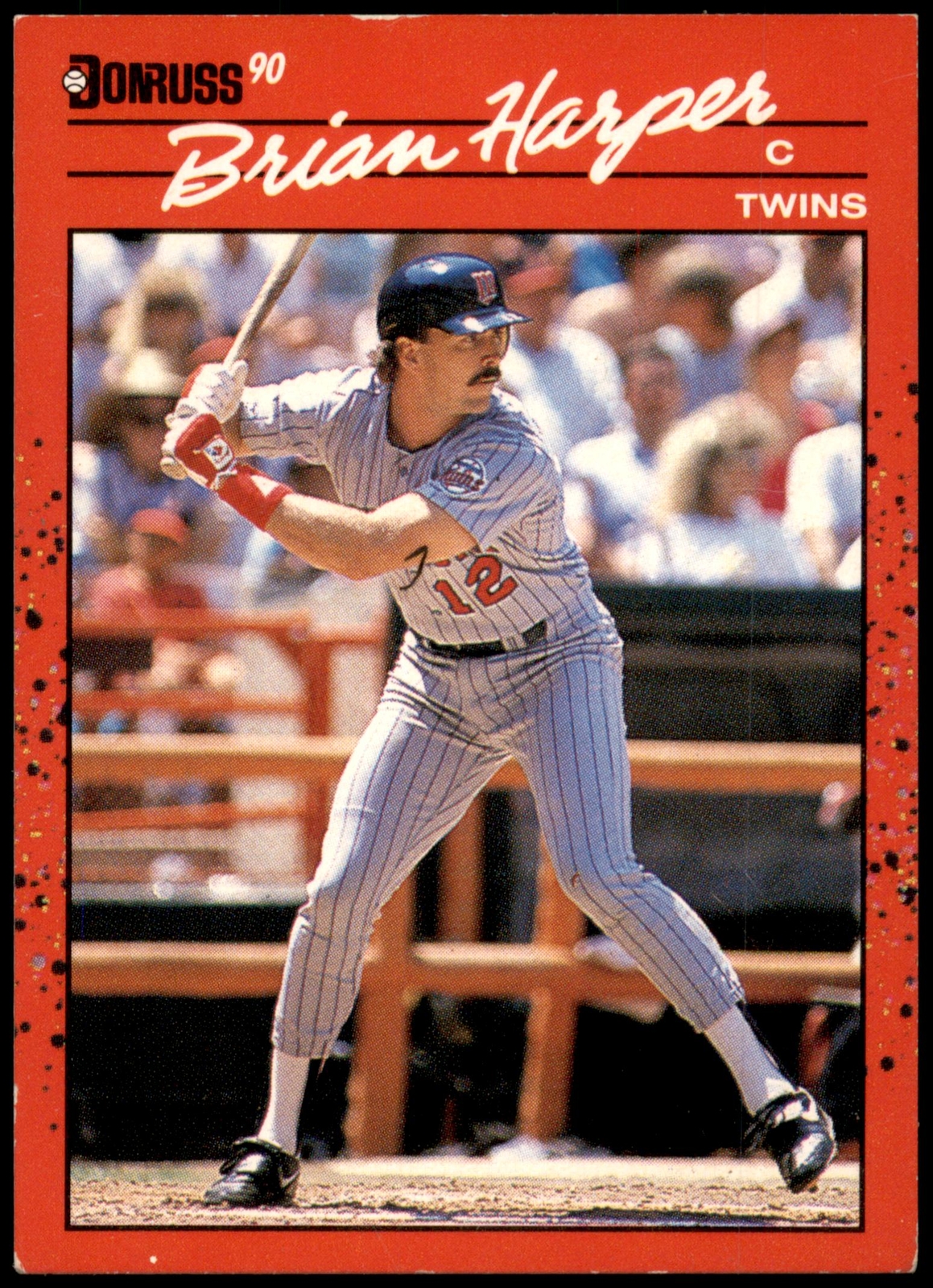 Brian Harper #355a 1990 Donruss