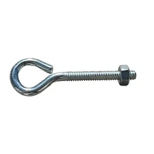 Sandbaggy 1/4" x 2-3/4" Galvanized Steel Eye Bolt with Hex Nut
