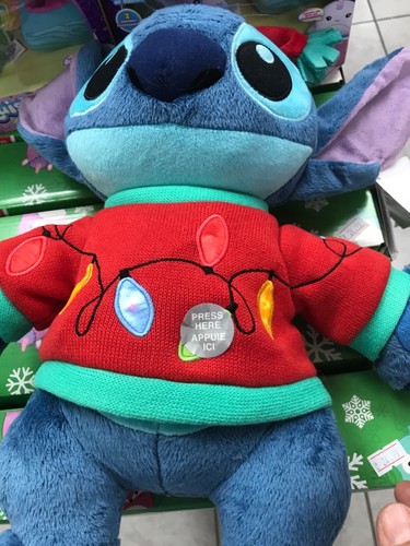 Disney Stitch Light-Up Holiday Plush – Medium – 15 Inch - Picture 8 of 8