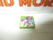 Lego - 1x Tile 2x2 HLC Heart Smiling Emoticon Friends Pattern 41391 3068bpb1454