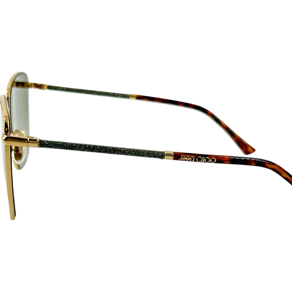 Gafas de sol Jimmy Choo Lavi S para mujer de metal 006JHA doradas La Habana 60-14 Italia con estuche Foto 4 de 4