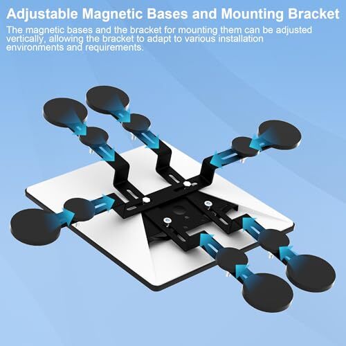 Starlink Mini Magnetic Roof Mount, 12 Magnetic Bases, Up Mini-HighSpeed-Driving - 第 4/7 張圖片