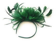Emerald Jade Green Fascinator