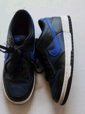 Size 6y - Nike Dunk Low Black Midnight Navy (GS)