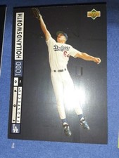 todd hollandsworth (los angeles dodgers) 1994 upper deck ROOKIE CARD #531 FOIL. rookie card picture