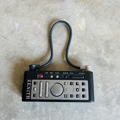 ZENITH - VAC 301 CHARACTER GENERATOR For Video Editing Untested Remote