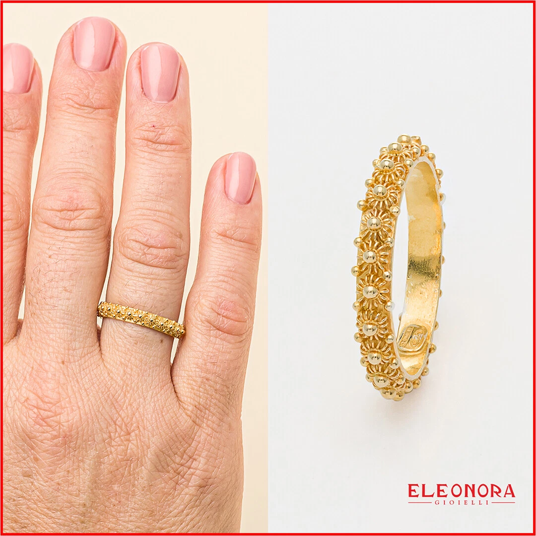 Anello Su Coccu filigrana sarda argento pietre onice bottoni pendenti