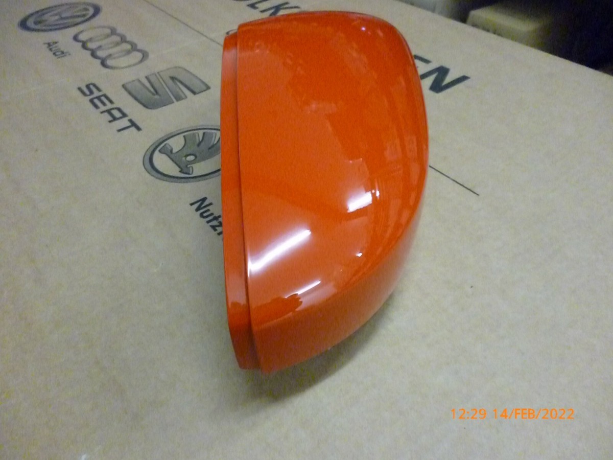 NEW GENUINE SKODA FABIA (NJ) 2015 - 2020 RIGHT MIRROR CAP MET.RED 