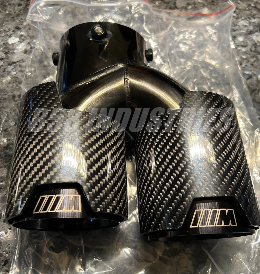 PUNTAS DE ESCAPE M PERFORMANCE QUAD BMW M240I M340I M440I BMW PARA ESCAPE STOCK Foto 3 de 4