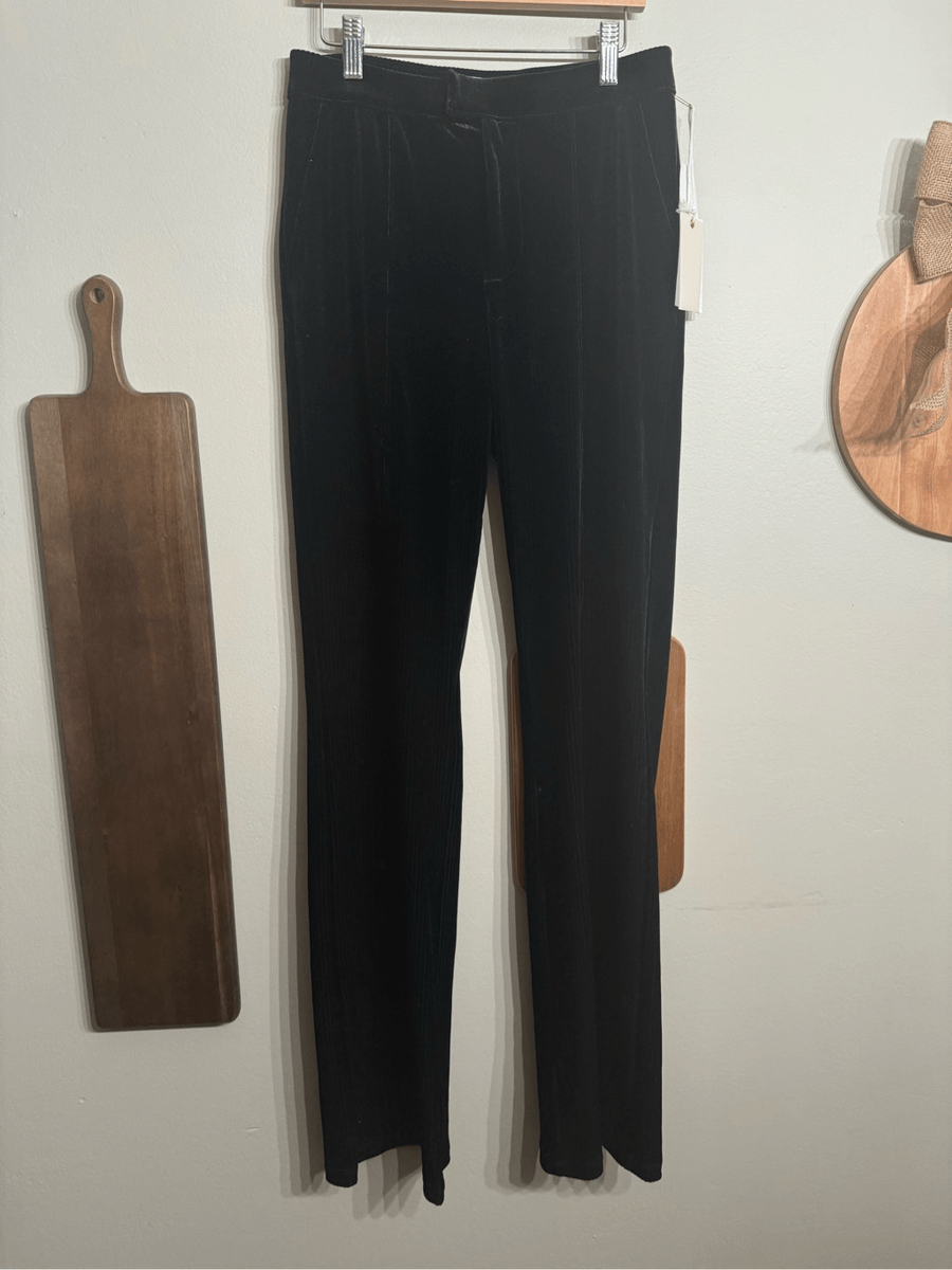 blue dress for baby girl Sylvia Black Velvet Pants Xs main image 1