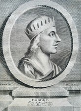 EGBERT KING OF ENGLAND (802-837) PORTRAIT ENGRAVING 1770