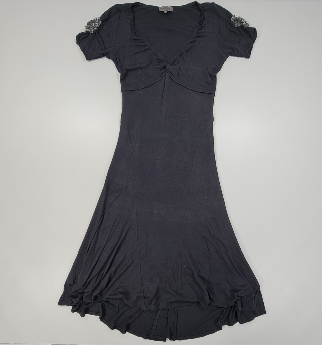 LA PERLA Womens Night Dress Black 42 Stretch Knee Length Short Sleeves | eBay LA PERLA Womens Night Dress Black 42 Stretch Knee Length Short Sleeves | eBay