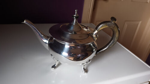 EPNS Silver Plate Teapot on 4 ornate feet