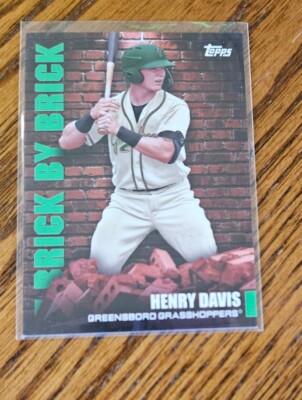 Henry Davis -2022 Topps Pro Debut Brick by Brick Green #/99 BB-2 -Pirates