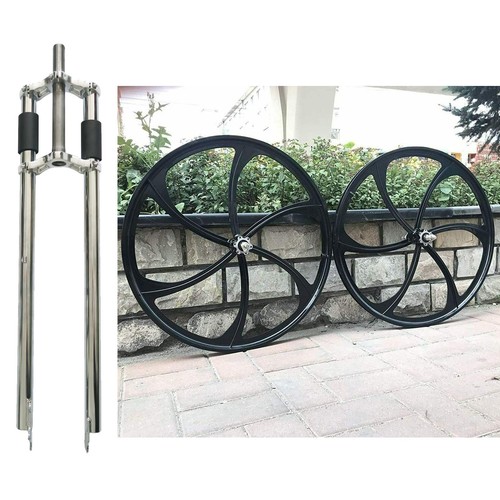 DONSP1986 26" Bicycle Fork, 1" Threaded (NON)Suspension w/ Mag/ Spoke Wheel Rim - Picture 8 of 105