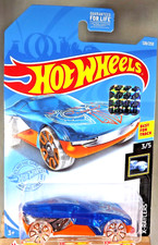 2021 Hot Wheels 128 X-Raycers 3/5 FORWARD FORCE Blue-Orange-Chrome w/Clear Whls