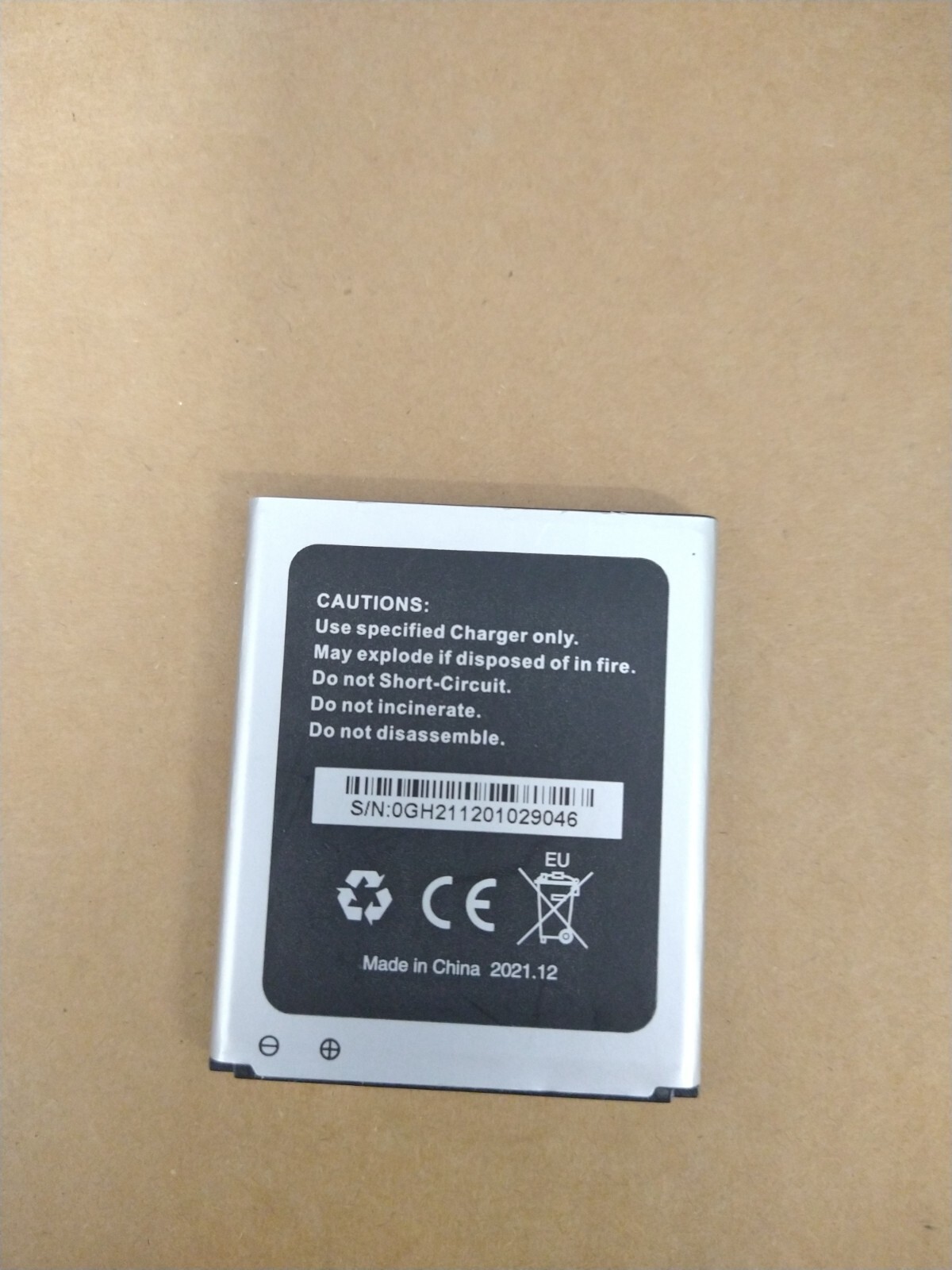 Batteria Li-Ion originale per Panasonic KX-TU150 KX-TU155 KX-TU160 - 454854AR