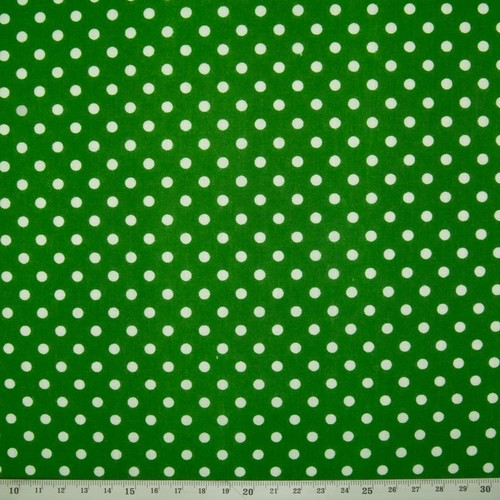 PEA PIN LARGE SPOT SPOTTY DOT FABRIC Red Blue Pink POLYCOTTON MATERIAL 1/2 Metre - Picture 7 of 58