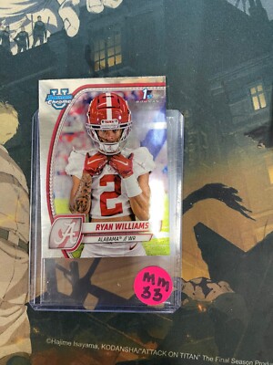 Ryan Williams 2024 Bowman U Chrome #53 1st Bowman (RC)
