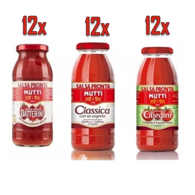 Testpaket Mutti Salsa Pronta Tomatensauce 100% Italienisch flasche 36x300g