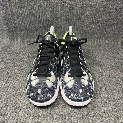 Nike Zoom Cage 3 HC Premium Tennis Shoes Black Volt White 923121-002 Mens Sz 6.5 Nike Zoom Cage 3 HC Premium Tennis Shoes Black Volt White  main image 3