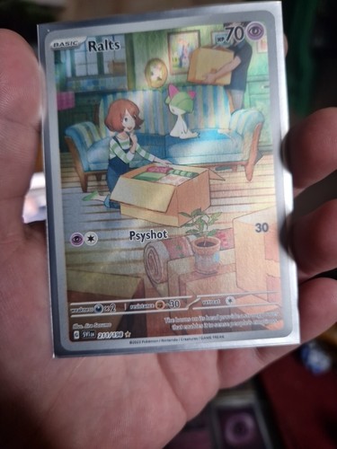 Ralts 211/198 Illustration Rare Scarlet & Violet NM/M