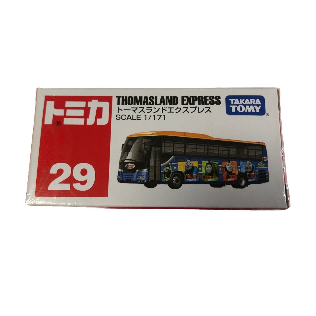 Takara Tomy TOMICA #29 THOMASLAND EXPRESS BUS 1/171 SCALE NEW IN