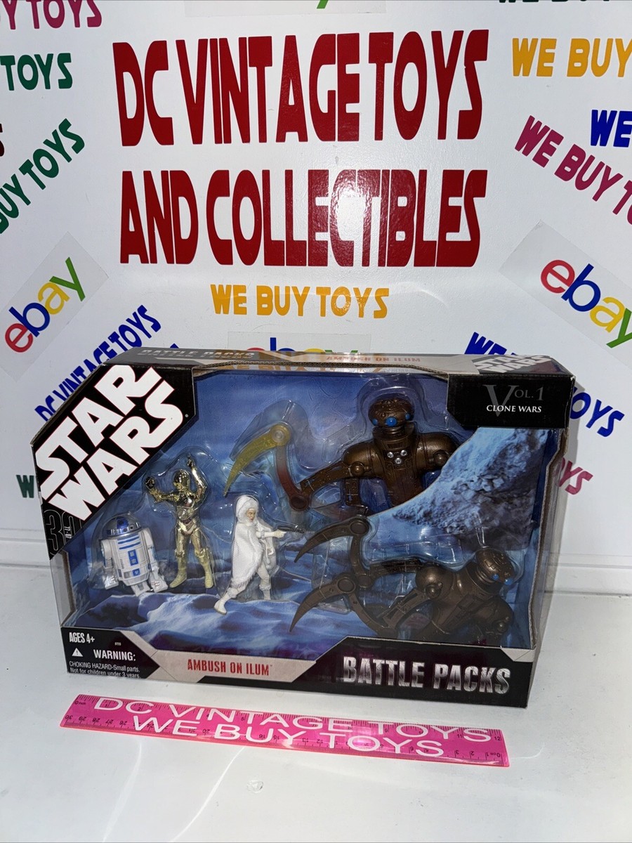 Star Wars Battle Packs Clone Wars Ambush on Ilum 2006 Play Set