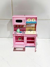 HALLMARK COCINA ADORNO NAVIDAD BONITO ROSA Panadero Chef Cocina Estufa Usada en Excelente Condición