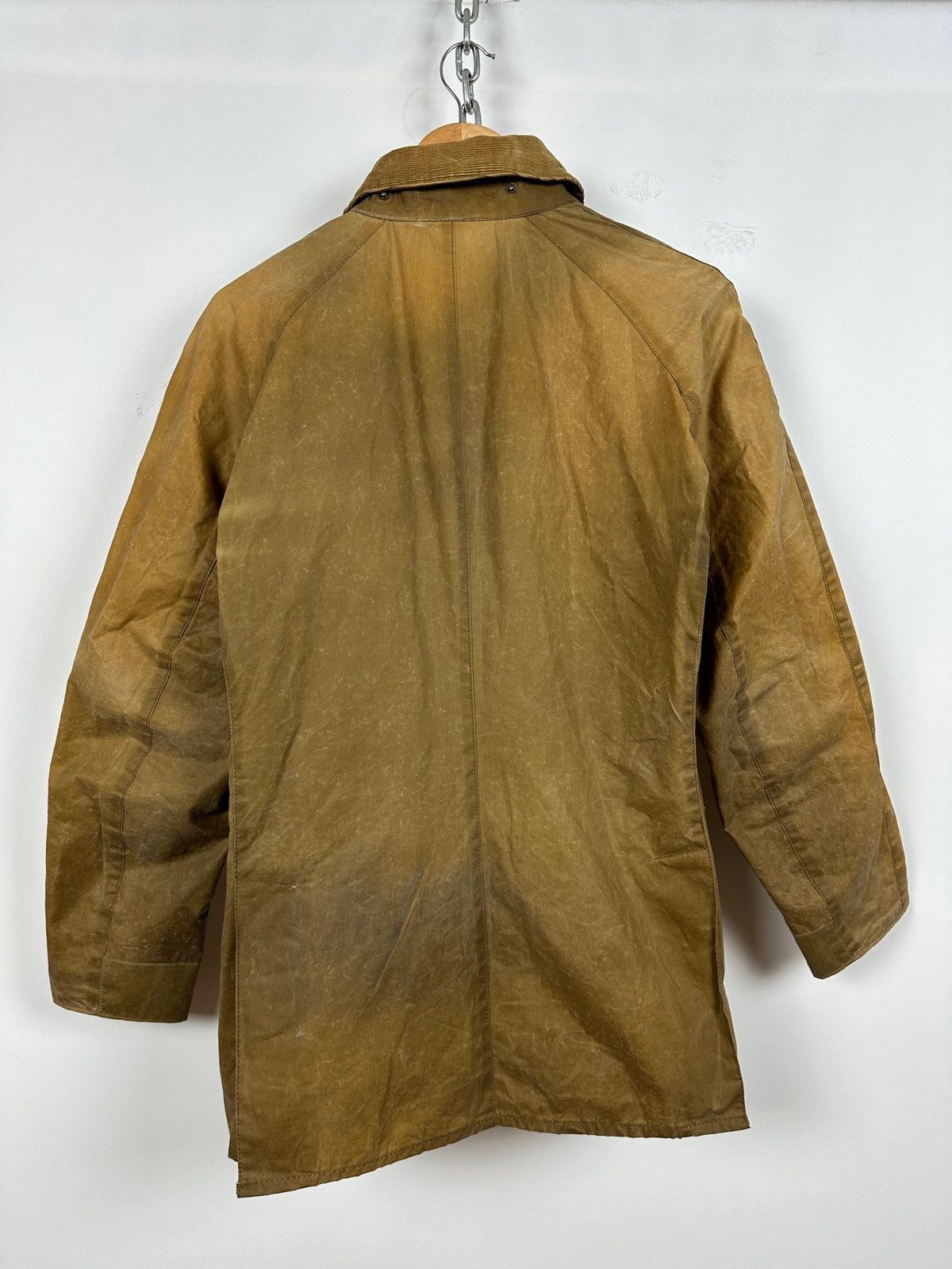 Men's Barbour Lightweight Ashby Waxed Coat Jacket Size S image 9