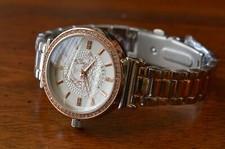 Rose Gold Luxury Wristwatch by Versace