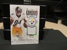 National Treasures Steel Curtain Worn Jersey Steelers Antonio Brown 35/49  2015
