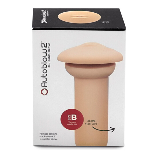Funda B Masturabador Autoblow 2+Xt - Boca En Oferta Autoblow - 2 Plus Xt Funda Boca - Talla B