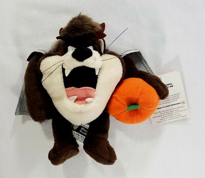 VTG Looney Tunes Year: October Trick or Treat Taz Mini Bean Bag Character Plush