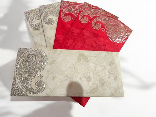Luxury Designer FANCY ENVELOPE GIFT WEDDING MONEY For OCCASIONS WALLET COLOURFUL - Picture 3 of 3