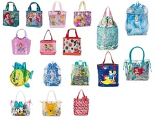 Disney Store Swim Bag Ariel Elsa Sofia Minnie Cinderella Tinker Bell Snow White