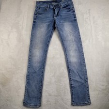 Aeropostale Skinny Jeans Mens Size 30/31 Blue Low Rise Dark Wash Denim Pants