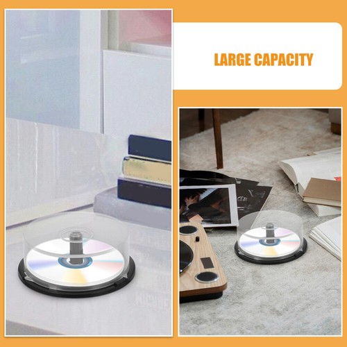 4 Pcs CD Storage Bin Bathroom Organizers and Boxstandard-sized-dvd - Afbeelding 4 van 12