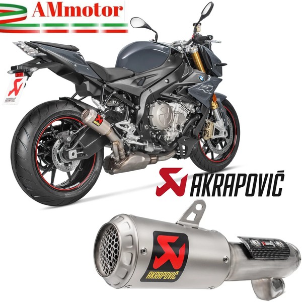 Auspuff Motorrad Akrapovic Bmw S 1000 R 2017 Endtopf Titan Slip-On Racing-image