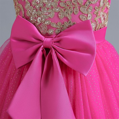 Wedding Party Flower Girls Long Dress Bridesmaid Pageant Christmas Evening Gown - Picture 218 of 228