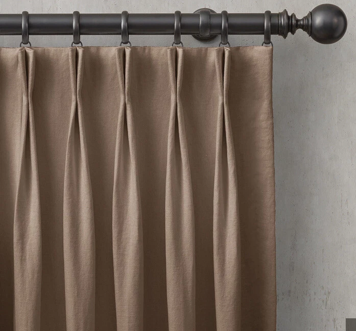 French on sale pleated curtains
