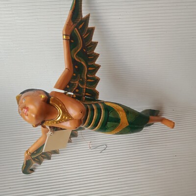 Balinese Flying Dewi Sri Spirit Chaser and Protector 30cm-Green