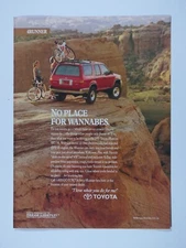 1993 Toyota 4Runner SR5 Vintage Mountain Bike Original Print Ad 8.5 x 11"