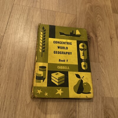 Concentric World Geography: Bk. 1 (Hardcover) 1960 Good Condition Rare Book
