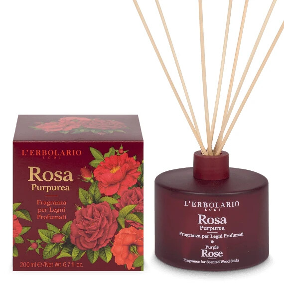 Rosa Purpurea Fragranza Ambiente 200ml L'Erbolario