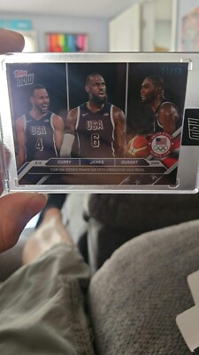 2024 Topps Olympic Parallel Curry, James, Durant 21/99