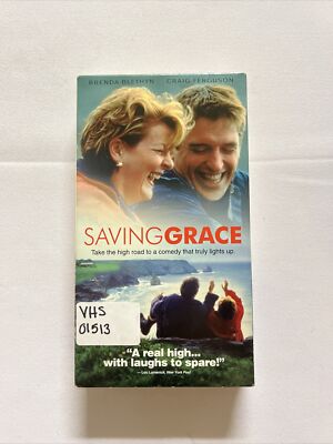 2000 SAVING GRACE Craig Ferguson VHS Tape, COMPLETE/TESTED SEE PHOTOS (VHS11)