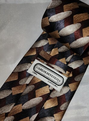 carlos devenezia silk tie
