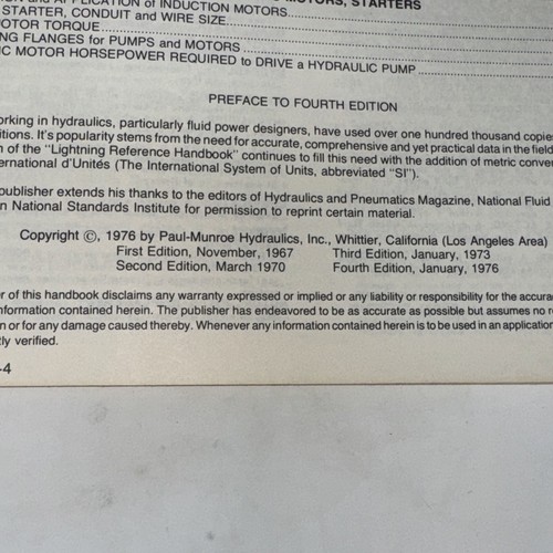 1976 Fluid Power Designers' Lightning Reference Handbook 4th Edition Paul-Munroe - Bild 6 von 13